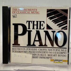 The Instruments of Classical Music Vol 7 The Piano CD LaserLight 15 241 1990
